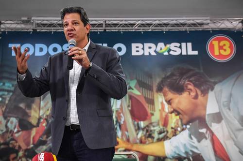 Haddad acusa a Bolsonaro de hacer campaña con «dinero sucio»