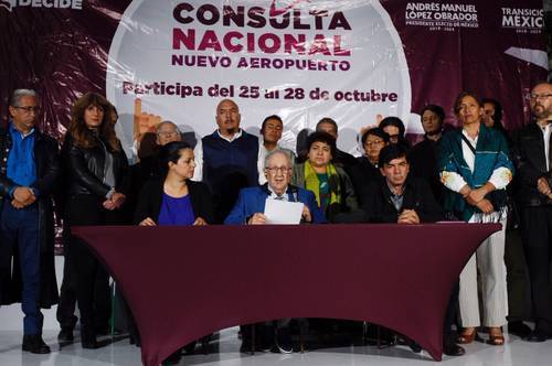 Se inclinaron 69.9% de votantes por AICM-Santa Lucí­a
