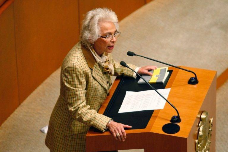 Olga Sánchez cuestiona rechazo de panistas a plan de seguridad