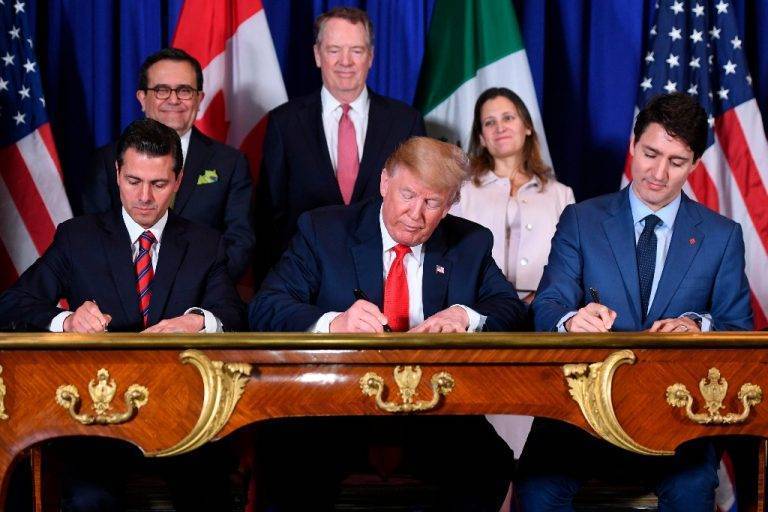 México, Estados Unidos y Canadá firman T-MEC