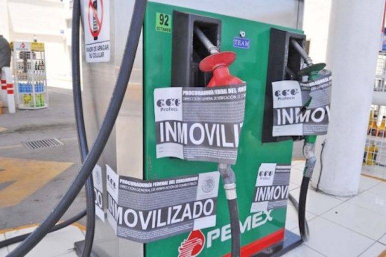 Inmoviliza Profeco 4 bombas de gasolina por irregularidades