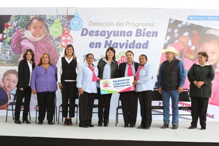 Inicia DIF Tamaulipas entrega de Dotación Navideña a beneficiarios de Desayuna Bien