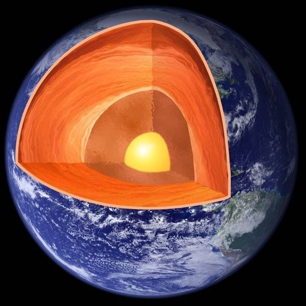 El núcleo de la Tierra se solidificó hace 500 millones de años