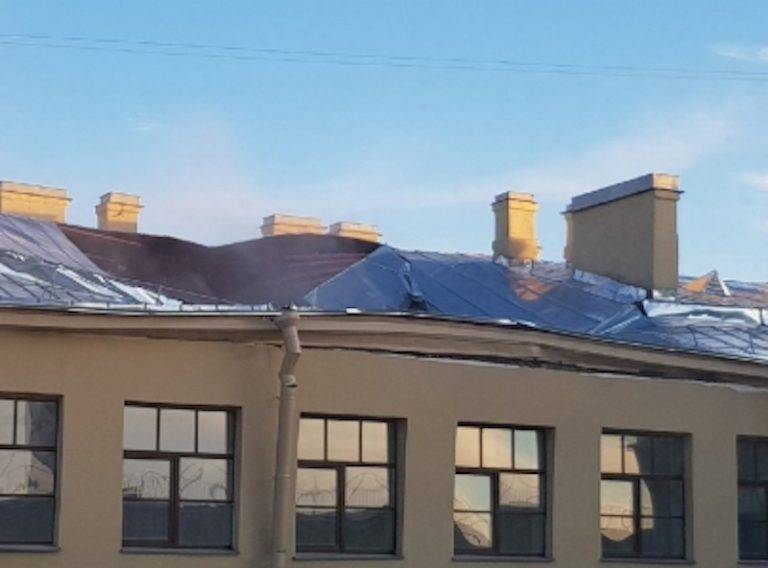 Colapso parcial de edificio universitario en San Petersburgo