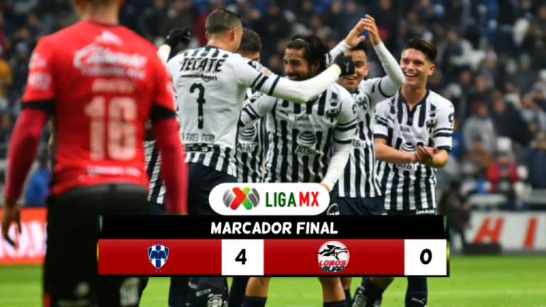 Monterrey golea 4-0 a Lobos y sigue de lí­der en Clausura 2019 de Liga MX