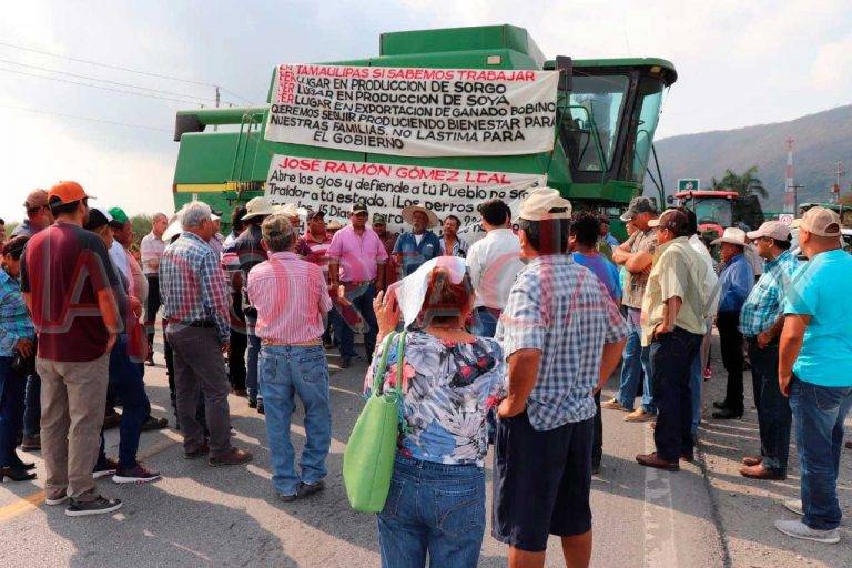 Productores agrí­colas de El Mante cancelan protesta; buscarán acuerdo