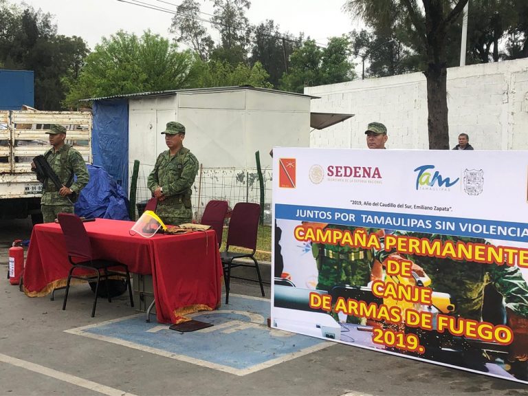 Arranca canje de armas en Victoria