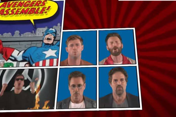 Avengers hacen resumen cantado del Universo Marvel