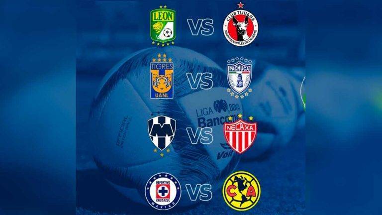 Listos los duelos de cuartos de final de la Liga MX