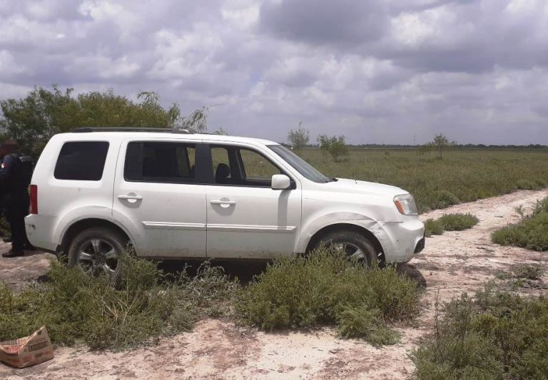 Policí­a Estatal recupera camioneta con reporte de robo en Matamoros