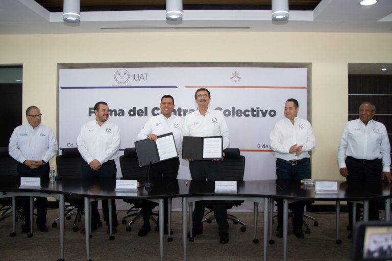Firman UAT y sindicato académico contrato laboral 2019