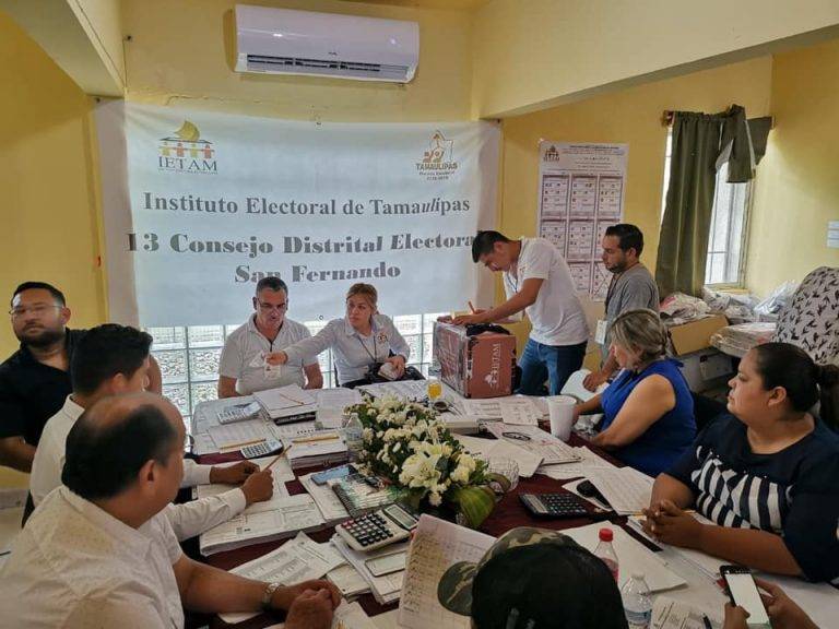 Consejos ratifican triunfo del PAN en 20 cómputos en Tamaulipas