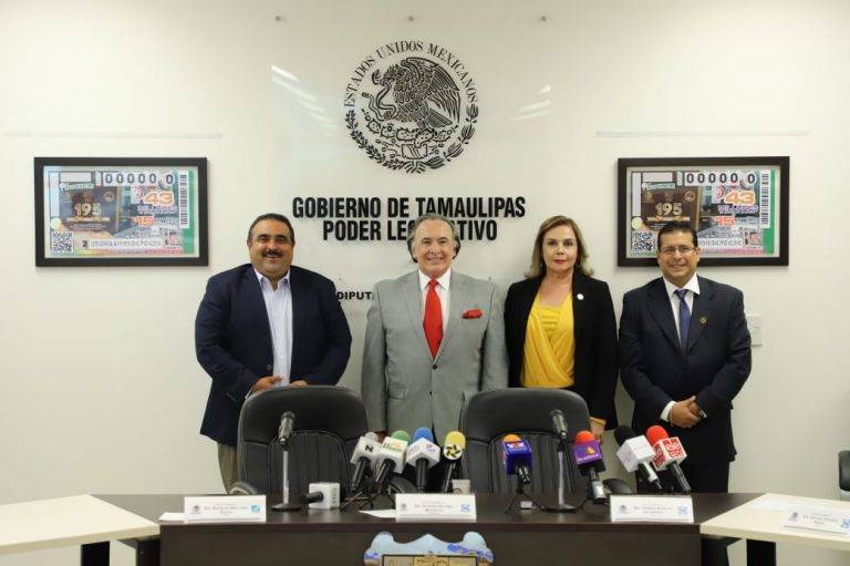 Celebra Congreso su 195 Aniversario con emisión de billete de Loterí­a Nacional