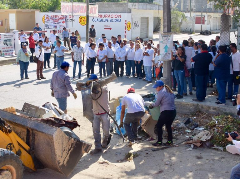 Efectúa Gobierno de Altamira labores de descacharrización en colonia Guadalupe Victoria