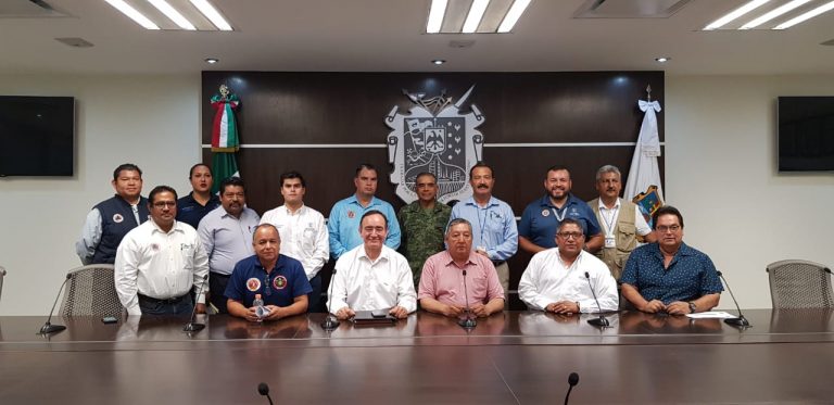En Reynosa los tres órdenes de Gobierno coordinan acciones por la alerta de lluvias