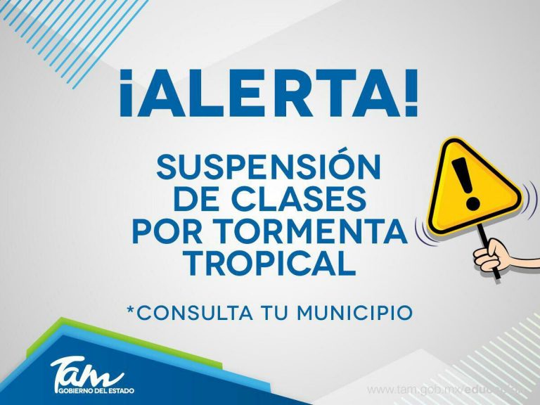 Suspende SET clases ante Tormenta Tropical «Fernand»