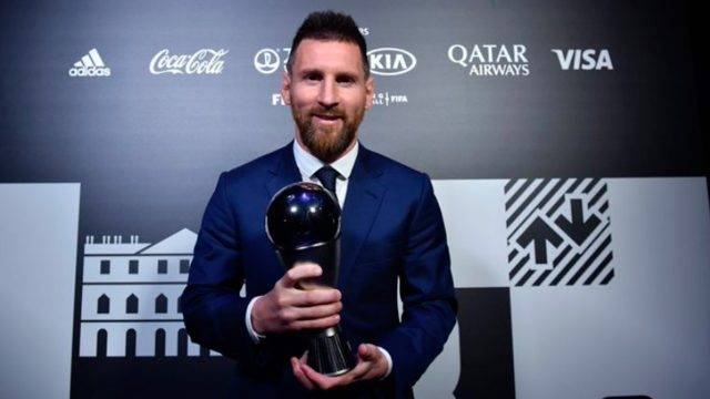 Messi supera a Ronaldo y gana el premio al Mejor Futbolista del Año