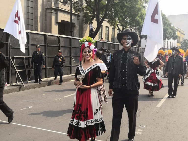Brilla Tamaulipas en Desfile Internacional del Dí­a de Muertos en CDMX
