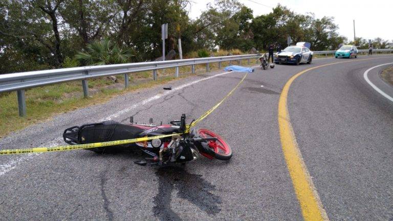 Muere motociclista en la antigua carretera a Tula