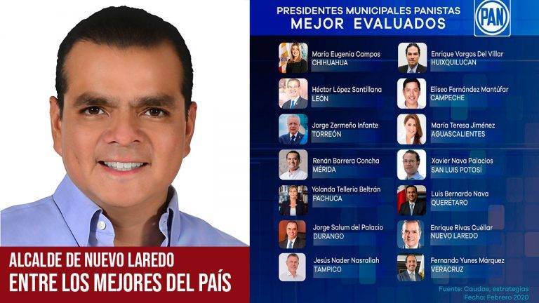 Alcalde de Nuevo Laredo entre los mejores del paí­s