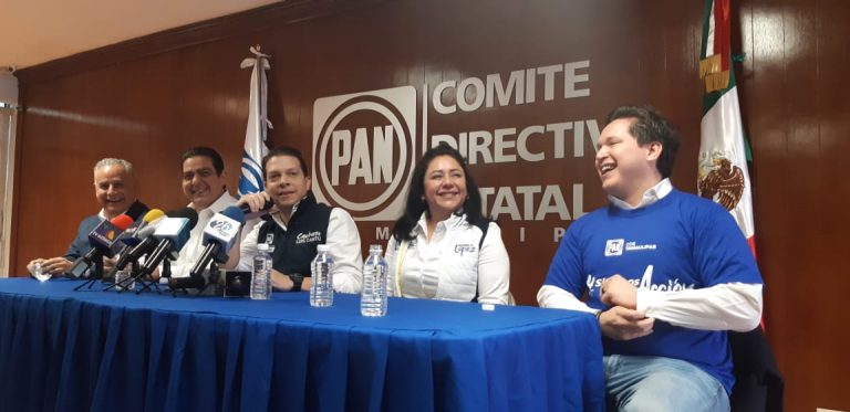 Ofrece PAN rueda de prensa para dar bienvenida a Mario Ramos