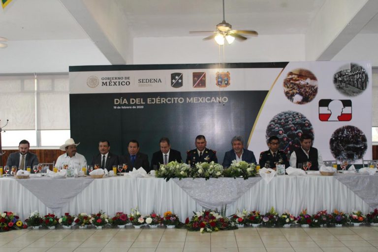 Conmemoran aniversario del Ejército Mexicano en el 77 Batallón de Infanterí­a