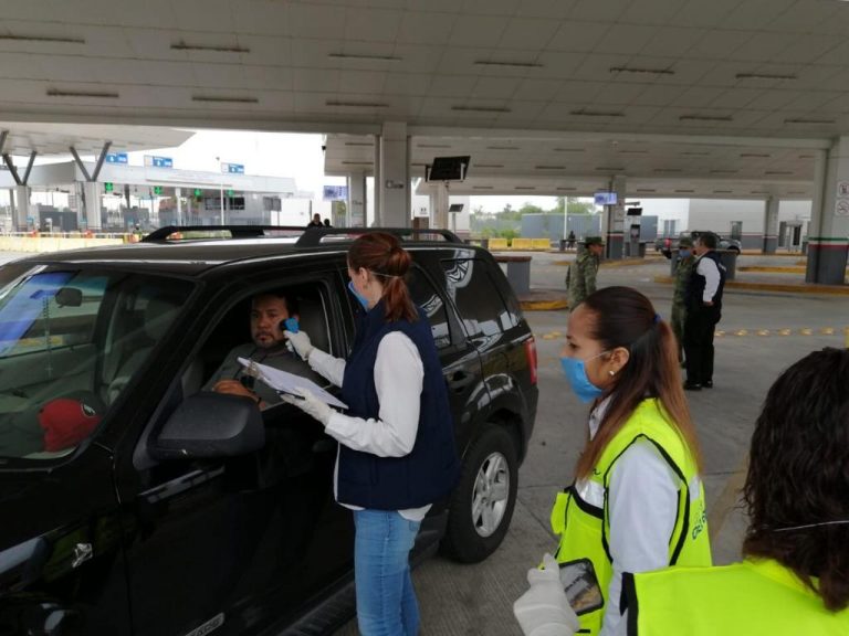 Refuerzan medias de prevención en cruces fronterizos contra Coronavirus