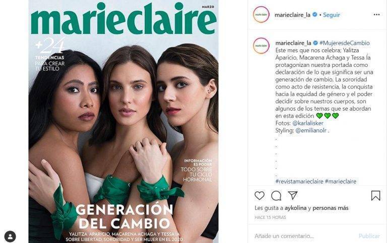 Yalitza Aparicio defiende el aborto con increí­ble portada de revista