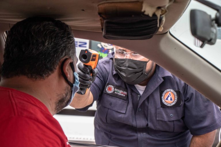 Activa Protección Civil filtros sanitarios  en carreteras de entrada a Matamoros