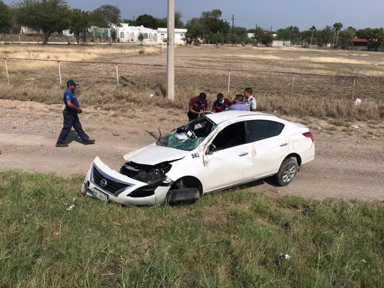 Exceso de velocidad provoca choque por alcance en  Carretera a Matamoros