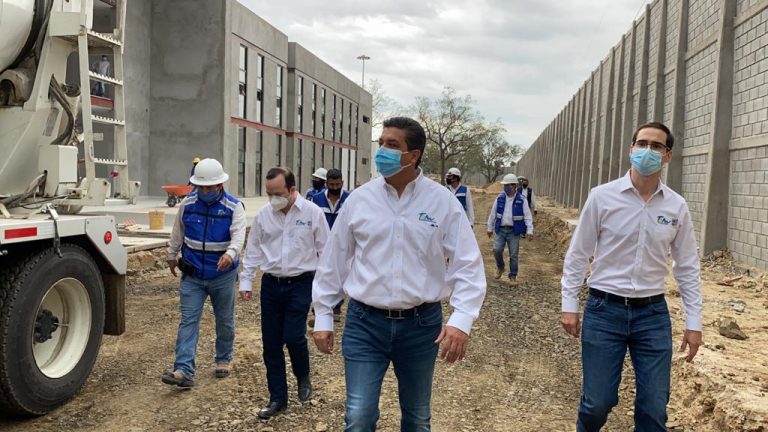 Supervisa Gobernador construcción de Complejo de Seguridad en Altamira