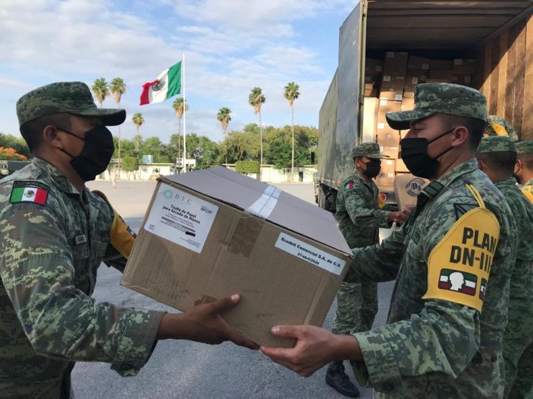 Llegan insumos y equipo médico para COVID-19 a Reynosa