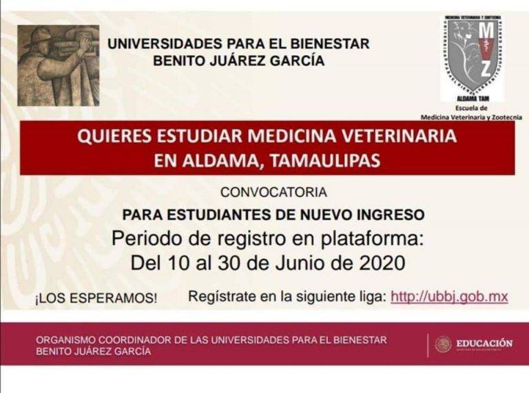 Emite federación convocatoria para estudiar en Universidad Benito Juárez