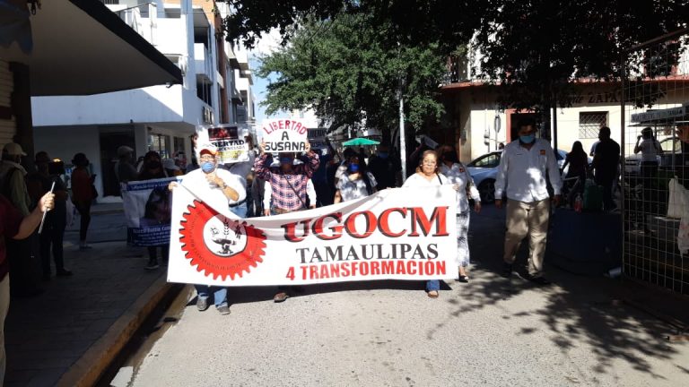 Protestan contra detención de abogada