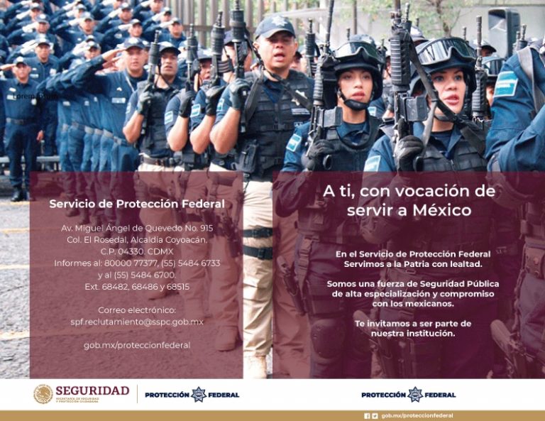 Convocatoria de Policí­a de Protección Federal pide gente sin tatuajes visibles y no gordos