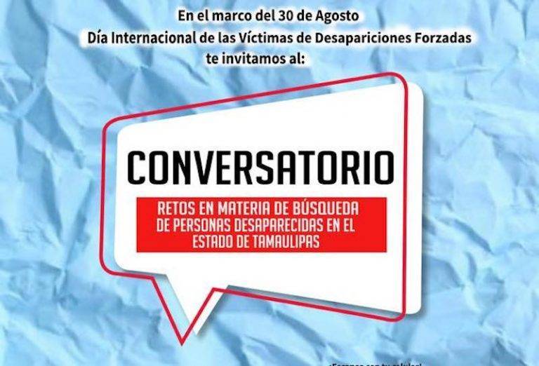Red de Desaparecidos de Tamaulipas invita a Conversatorio académico