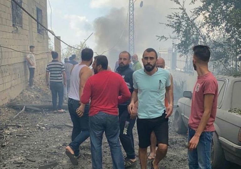 Fuerte explosión en un edificio en Lí­bano