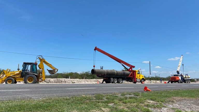 Conexión de nueva tuberí­a de acueducto Guadalupe Victoria presenta avance de más del 40%