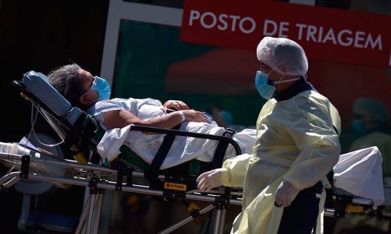Brasil sobrepasa las 122.000 muertes y los 3,95 millones de casos de COVID-19