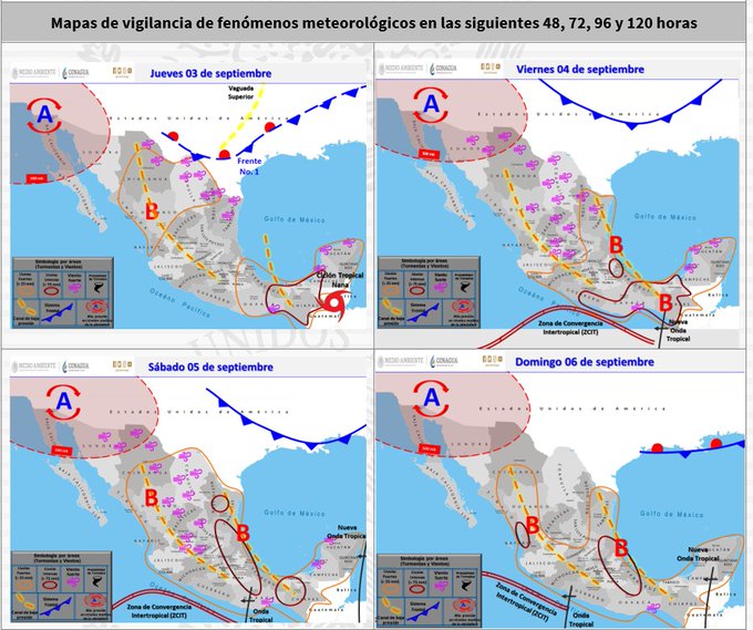 Entrada de primer frente frio traerá lluvias a Tamaulipas