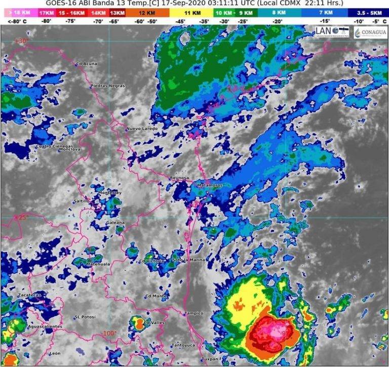 Alertan por fuertes lluvias para  Matamoros