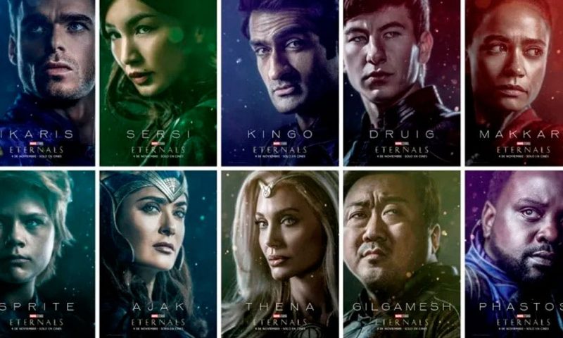 ‘Eternals’ de Marvel revelan pósters