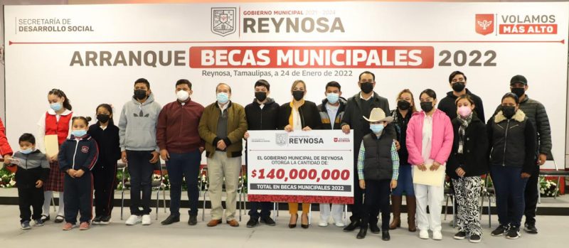 Arranca en Reynosa Programa de Becas Municipales por 140 MDP