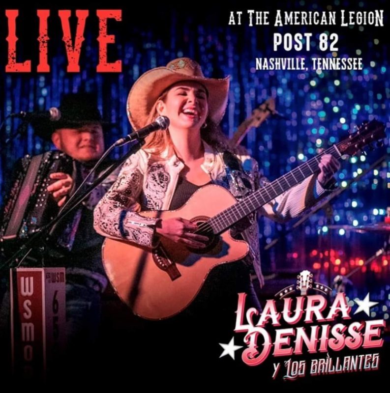 Laura Denisse y Los Brillantes estrenan su primer álbum en vivo «Live At The American Legion Post 82 Nasville, TN»