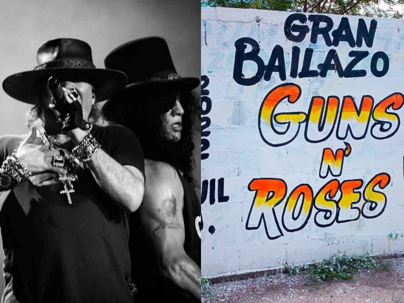 ¡Listos para el Gran Bailazo!; Guns N’ Roses reacciona a barda publicitaria por su show en Yucatán