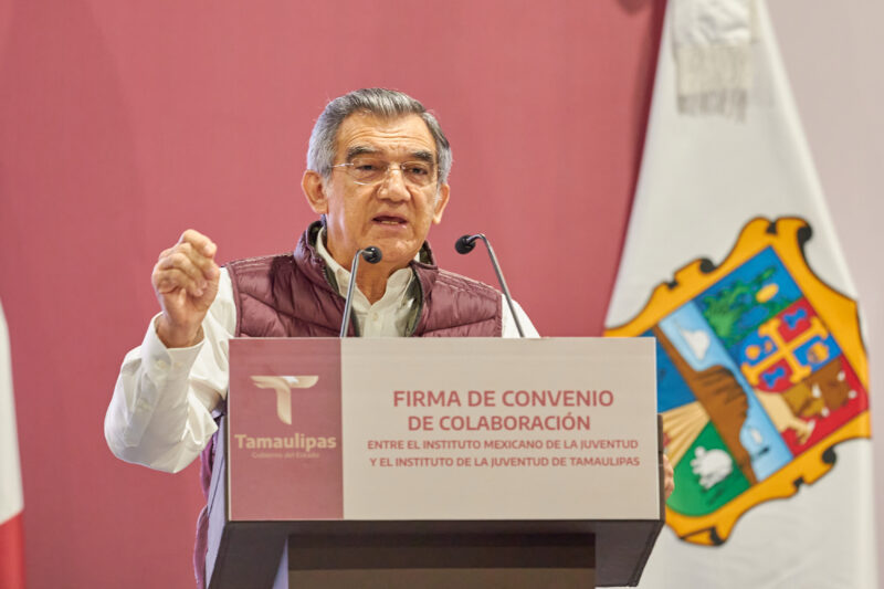 Invita el Gobernador a jóvenes a sumarse  a la transformación de Tamaulipas