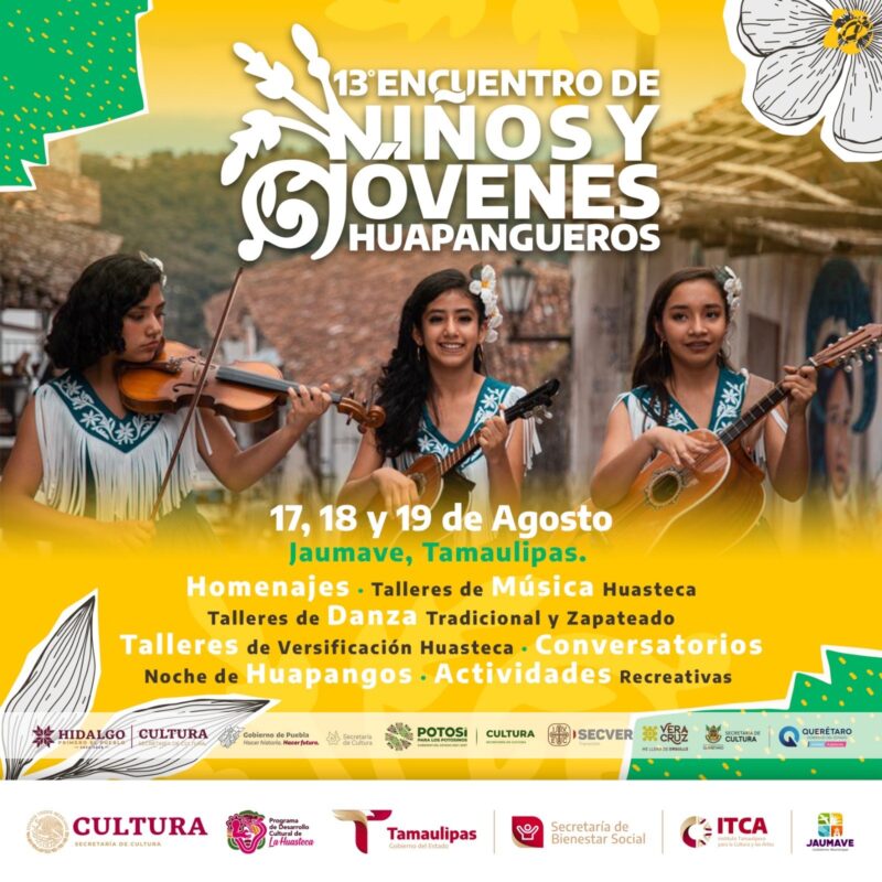 Gobierno Tamaulipeco Celebra “13° Encuentro de Niños y Jóvenes Huapangueros” en Jaumave