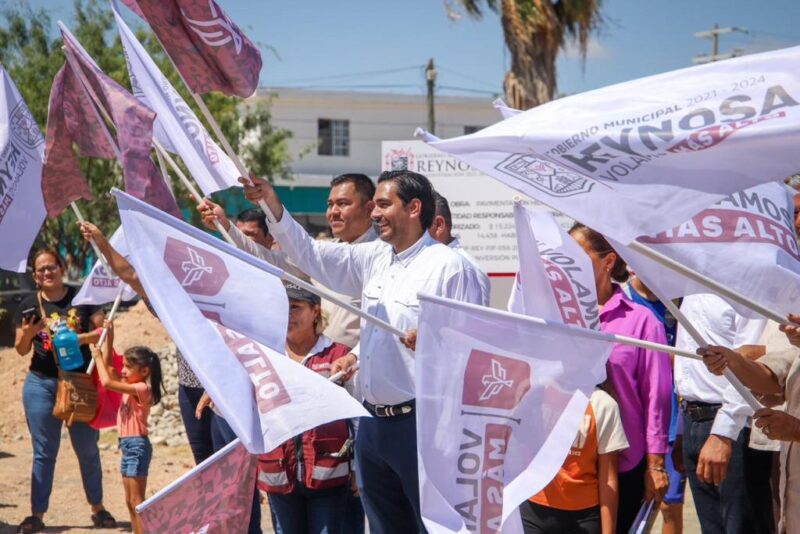 Dan banderazo de inicio a pavimentación de más de 15 MDP en Reynosa