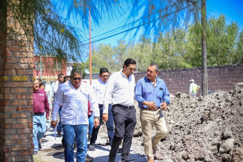 Supervisó Alcalde de Reynosa obra en la colonia Aquiles Serdán