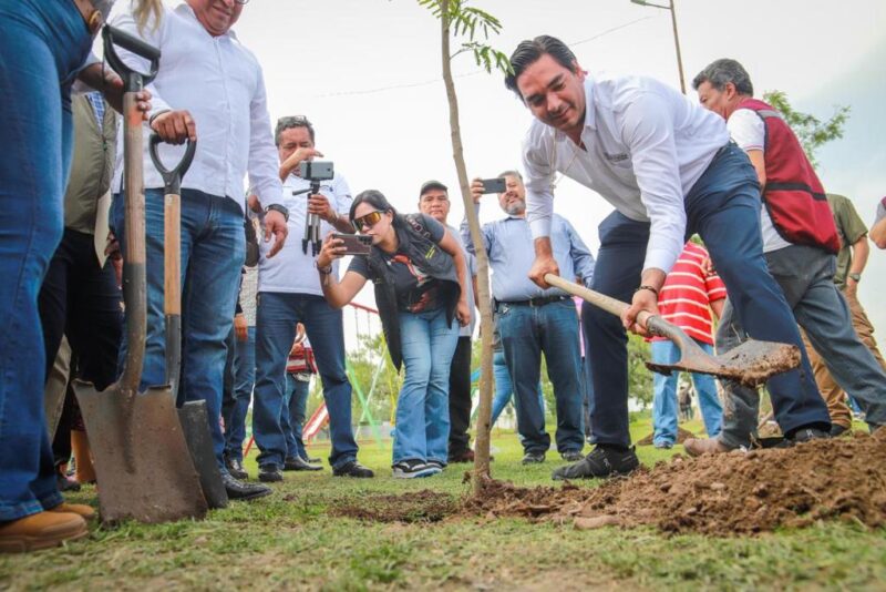 Promueve Alcalde Carlos Peña Ortiz reforestación de Reynosa
